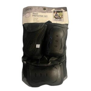 DBX Adult Protective Pad Set Medium Elbow Knee Wrist Guards Skate Bike